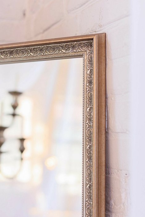 Напольное зеркало Clarendelle серебристого цвета - лучшие Напольные зеркала в INMYROOM