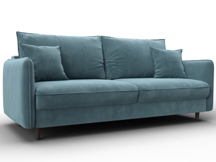 Диван-кровать Лига-064 бирюзового цвета Диван-кровать Лига-064 бирюзового цвета