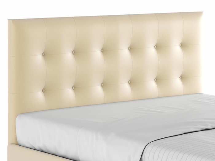 Кровать Селеста 140х200 с подъемным механизмом с матрасом бежевого цвета - лучшие Кровати для спальни в INMYROOM