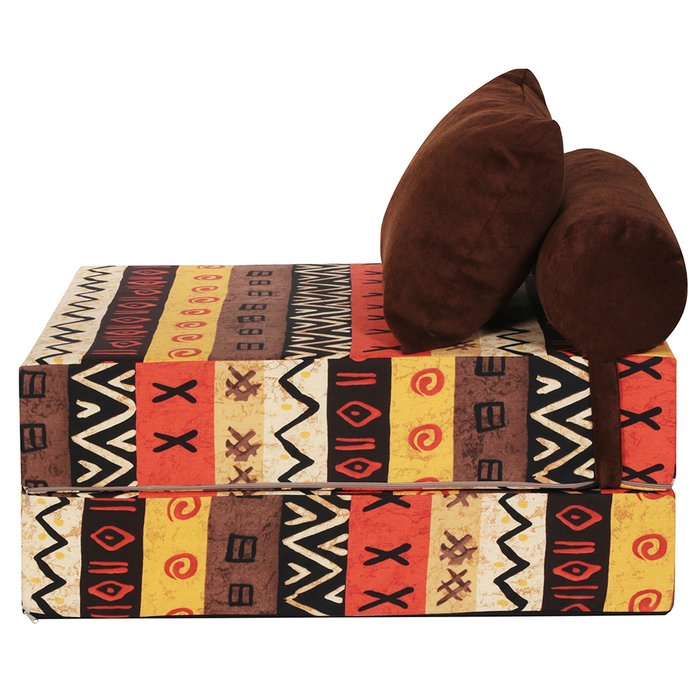 Бескаркасный диван-кровать Puzzle Bag Африка L - лучшие Бескаркасная мебель в INMYROOM