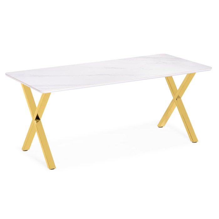 Обеденный стол Селена 3 L белого цвета