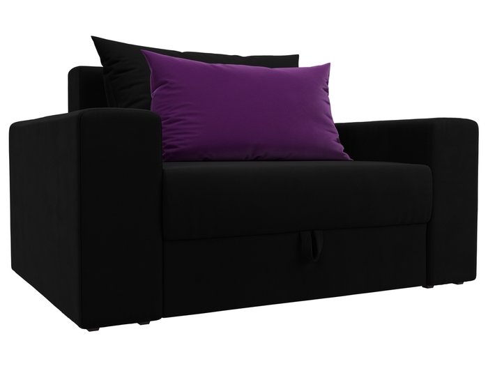 Кресло-кровать Мэдисон черного цвета
