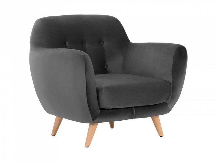 Кресло Loa серого цвета  - купить Интерьерные кресла по цене 34900.0