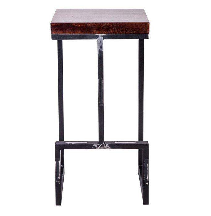 Стул полубарный Альтрон из металла и дерева - купить Барные стулья по цене 29990.0