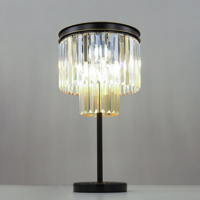 Citilux Мартин CL332862 Настольная лампа хрустальная Шампань - лучшие Настольные лампы в INMYROOM