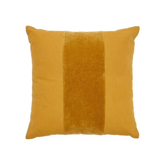 Чехол на подушку Zaira 45х45 горчичного цвета