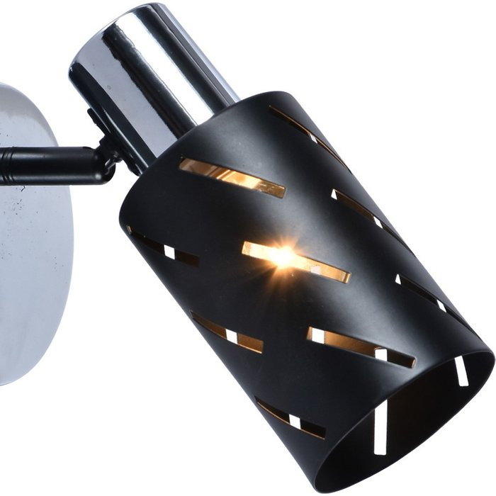 Спот 05969-0.8-01 BK+CR (металл, цвет черный) - лучшие Бра и настенные светильники в INMYROOM