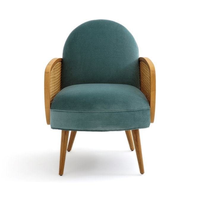 Кресло Buisseau с велюровой и плетеной отделкой - купить Интерьерные кресла по цене 37551.0