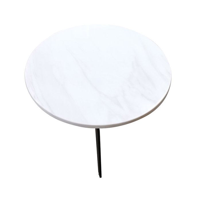 Столик чайный Nilsen белого цвета под мрамор - лучшие Кофейные столики в INMYROOM