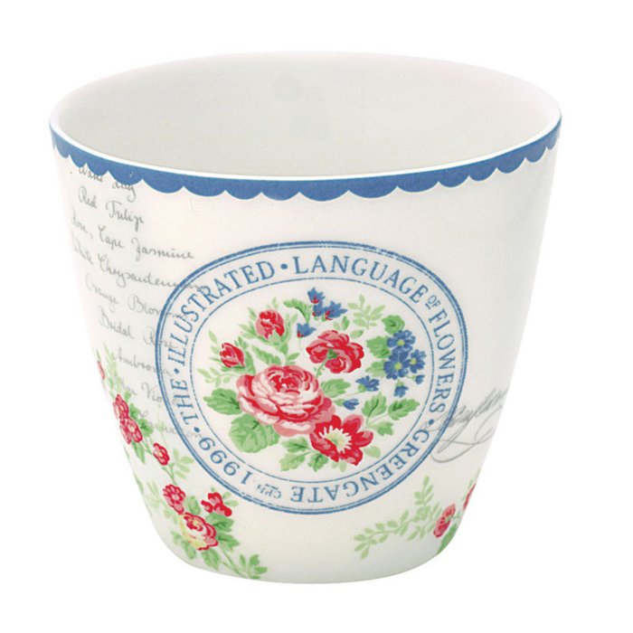 Кружка (4 шт.) GreenGate Rosie White