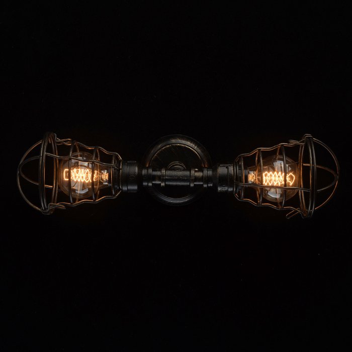 Бра Джестер черного цвета с позолотой - лучшие Бра и настенные светильники в INMYROOM