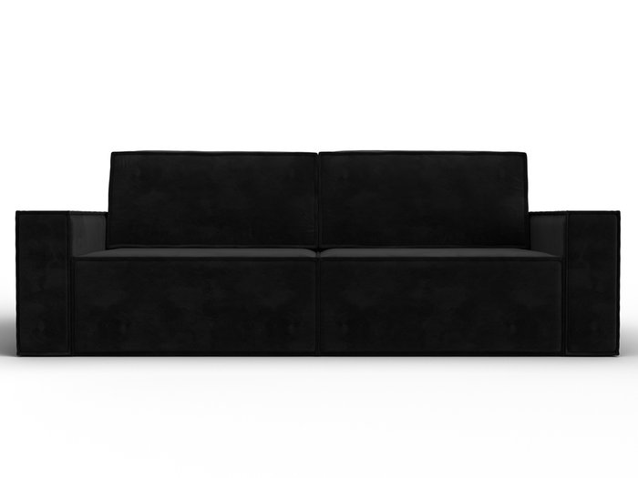 Прямой диван-кровать Куба черного цвета - купить Прямые диваны по цене 71990 Прямой диван-кровать Куба черного цвета - купить Прямые диваны по цене 71990