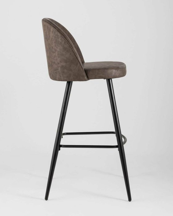 Стул барный Лион коричневого цвета - лучшие Барные стулья в INMYROOM