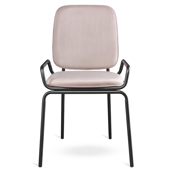Стул Ror double frame черно-розового цвета - купить Обеденные стулья по цене 15900.0
