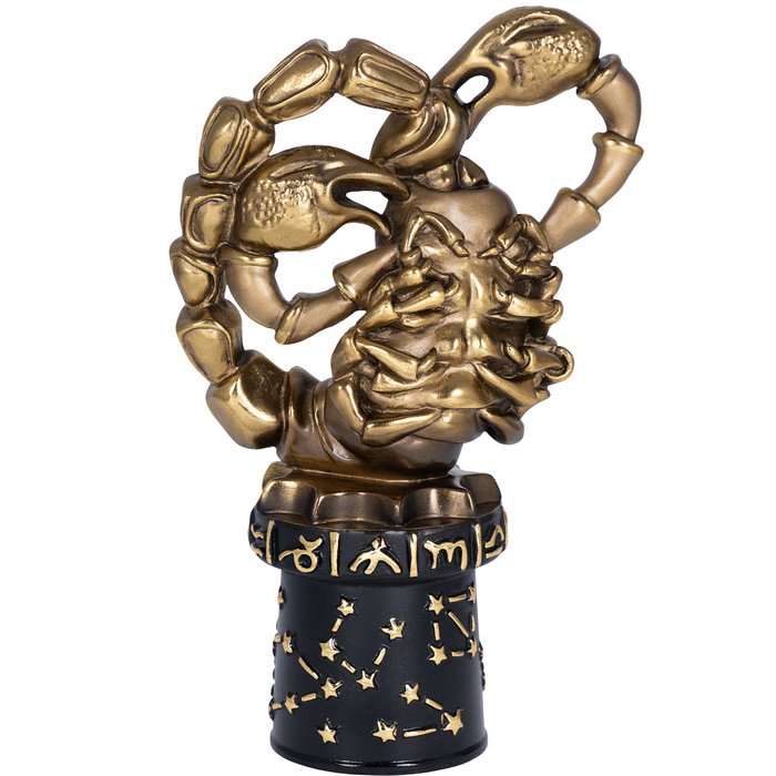Статуэтка Знак зодиака Скорпион бронзового цвета - лучшие Фигуры и статуэтки в INMYROOM
