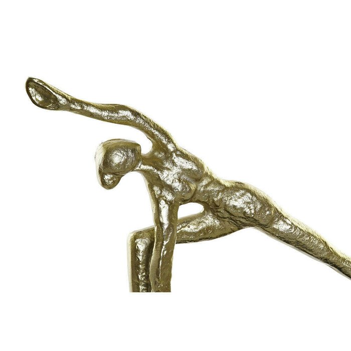 Декоративная фигура 33 x 10 x 35 cm Чёрный Позолоченный Индиец Yoga (3 штук) - лучшие Фигуры и статуэтки в INMYROOM
