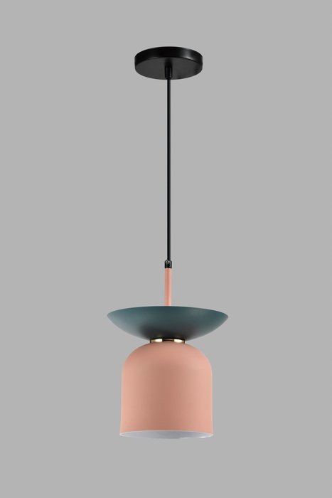 Светильник подвесной Lecce черно-розового цвета - лучшие Подвесные светильники в INMYROOM