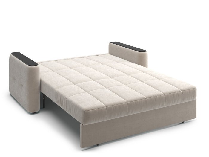 Прямой диван-кровать Ницца бежевого цвета - лучшие Прямые диваны в INMYROOM