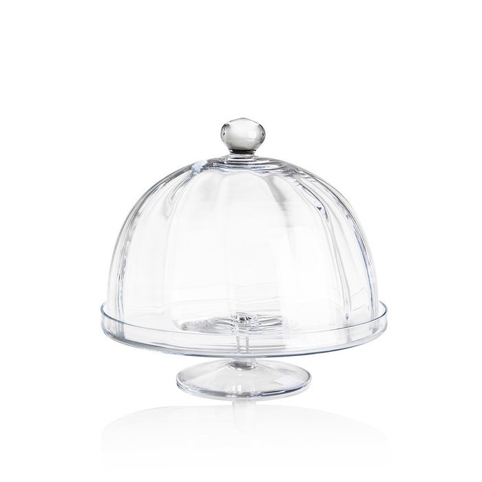 Блюдо с куполoм Loca Nera "Optical Dome" Блюдо с куполoм Loca Nera "Optical Dome"