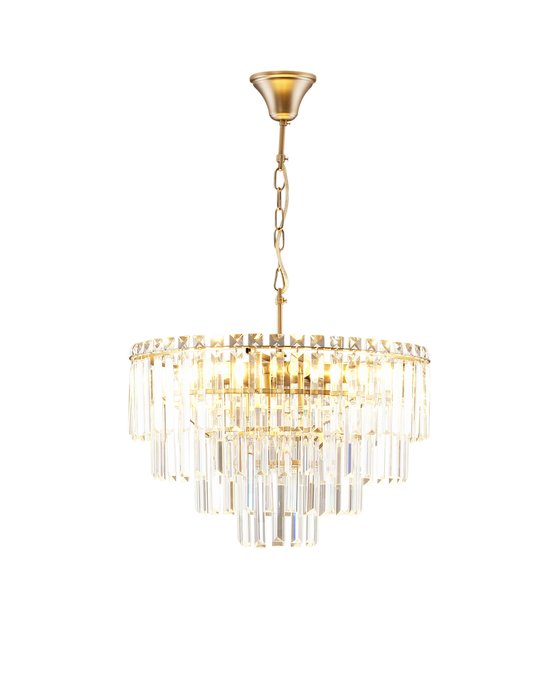 Люстра подвесная Crystal V10738-9P цвета хром Люстра подвесная Crystal V10738-9P цвета хром