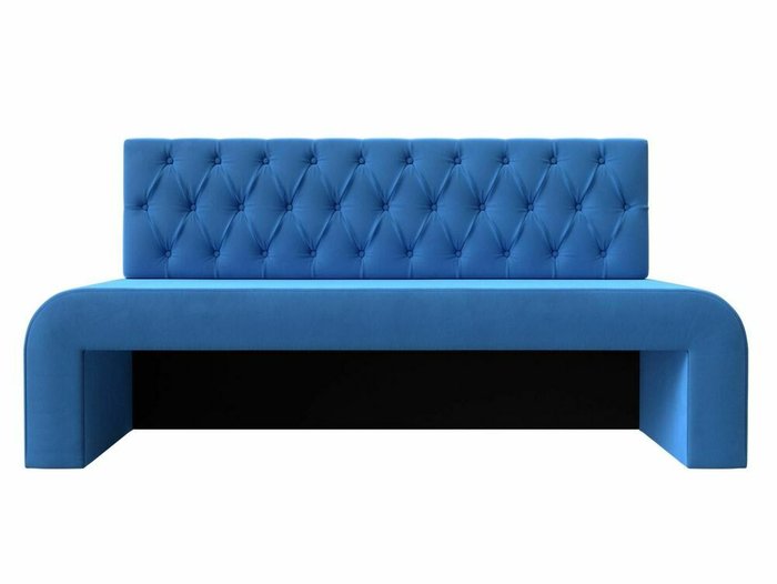 Прямой диван Кармен Люкс голубого цвета - купить Прямые диваны по цене 27999.0