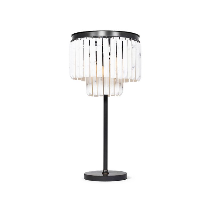 Лампа настольная Odeon Marble с мраморными подвесками