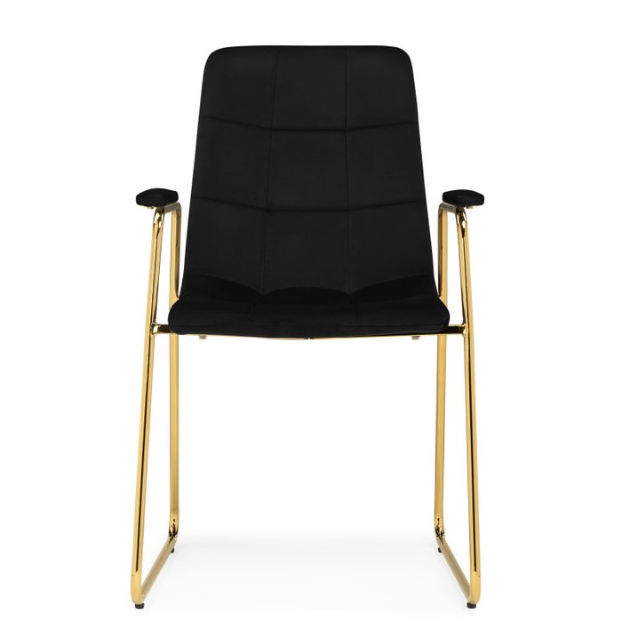 Стул с подлокотниками Lana черного цвета - купить Обеденные стулья по цене 8050.0