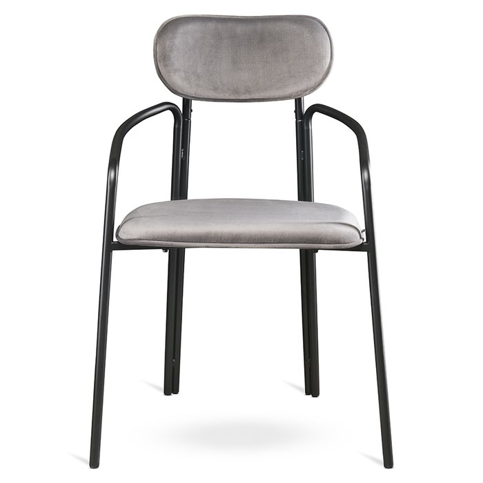 Стул Ror round серо-черного цвета - купить Обеденные стулья по цене 14900.0