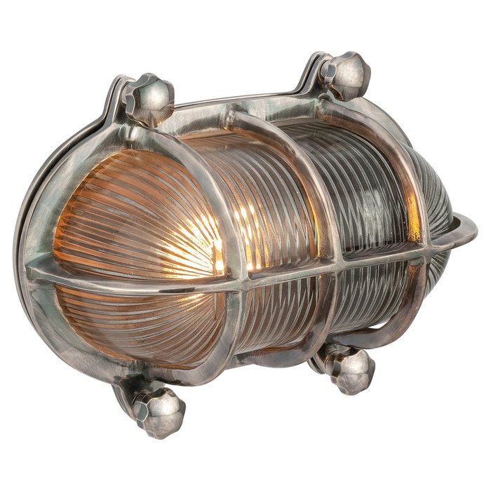 Настенный светильник серебристого цвета  - лучшие Настенные уличные светильники в INMYROOM