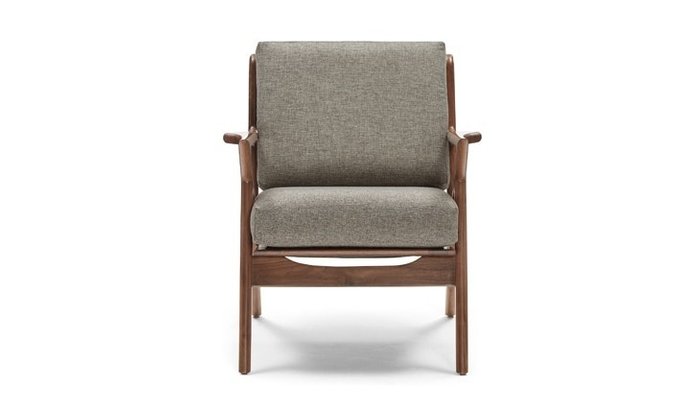 Кресло серого цвета  - купить Интерьерные кресла по цене 73000.0
