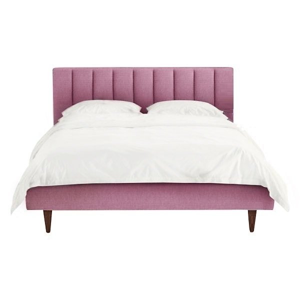 Кровать Клэр 160х200 лилового цвета 