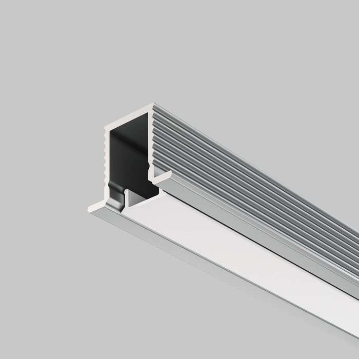 Алюминиевый профиль к светодиодной ленте встраиваемый 1.2x0.9 - купить Профили для светодиодных лент по цене 690.0