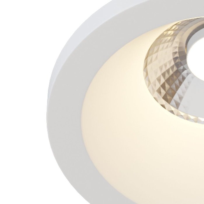 Встраиваемый светильник Zoom белого цвета - купить Встраиваемые споты по цене 3100.0