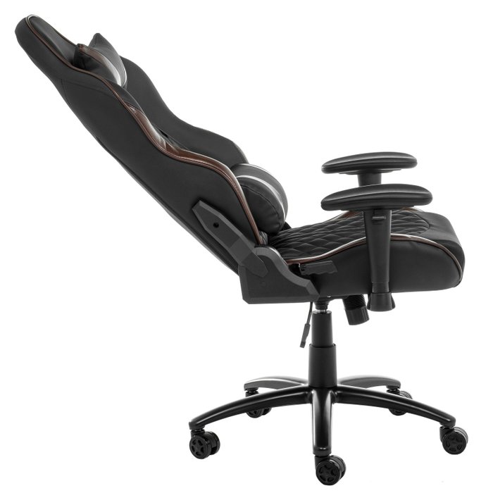 Компьютерное кресл Sprint коричнево-черного цвета - лучшие Офисные кресла в INMYROOM