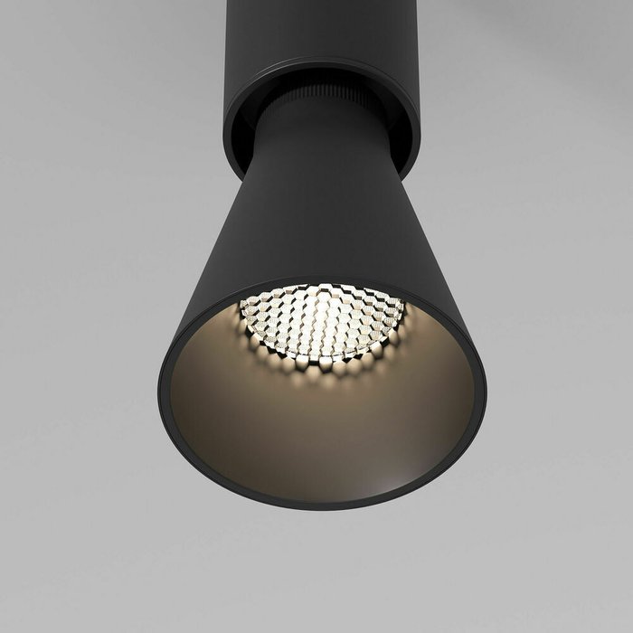 Светильник накладной светодиодный Piks черный 25107/LED - лучшие Накладные споты в INMYROOM