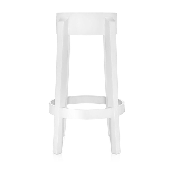 Стул барный Charles Ghost белого цвета - купить Барные стулья по цене 33210.0