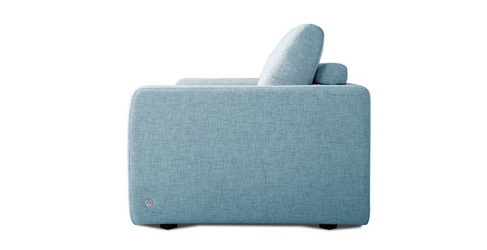 Прямой диван-кровать Бруно голубого цвета  - лучшие Прямые диваны в INMYROOM