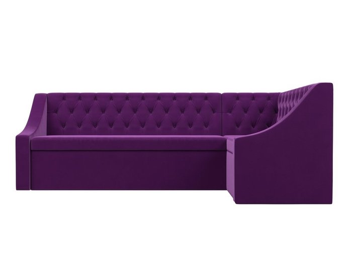 Кухонный угловой диван-кровать Мерлин фиолетового цвета правый угол - купить Угловые диваны по цене 48999.0