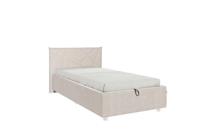 Кровать Квест 90х200 бежевого цвета без основания - купить Кровати для спальни по цене 15690.0