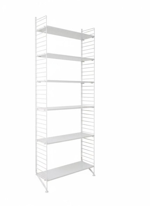 Стеллаж книжный белого цвета