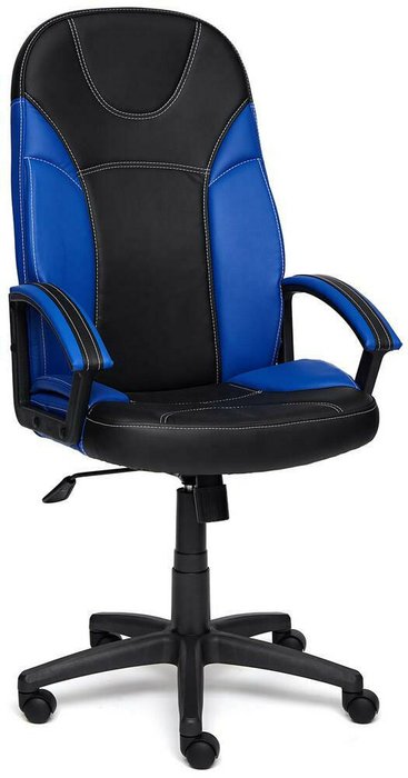 Кресло офисное Twister черно-синего цвета