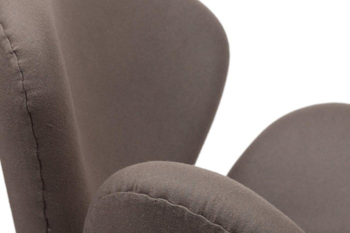 Кресло Swan Chair Grey-Brown - купить Интерьерные кресла по цене 86000.0