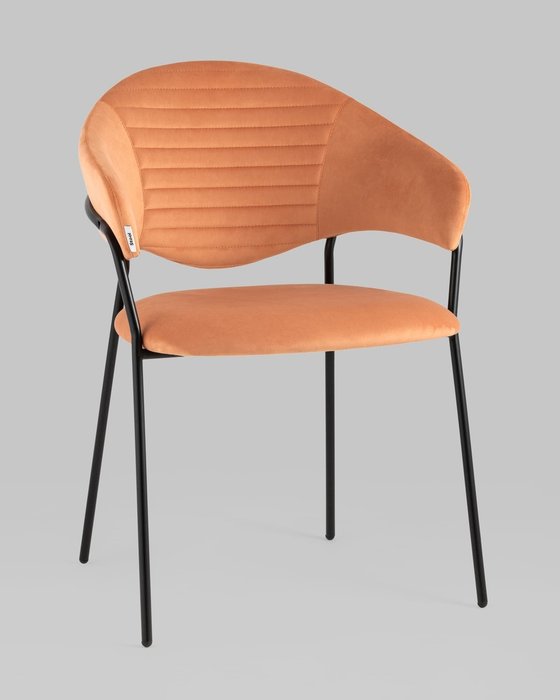 Стул Алексис оранжевого цвета - купить Обеденные стулья по цене 7990.0