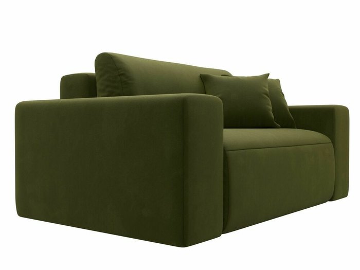 Диван Лига 036 зеленого цвета - лучшие Прямые диваны в INMYROOM