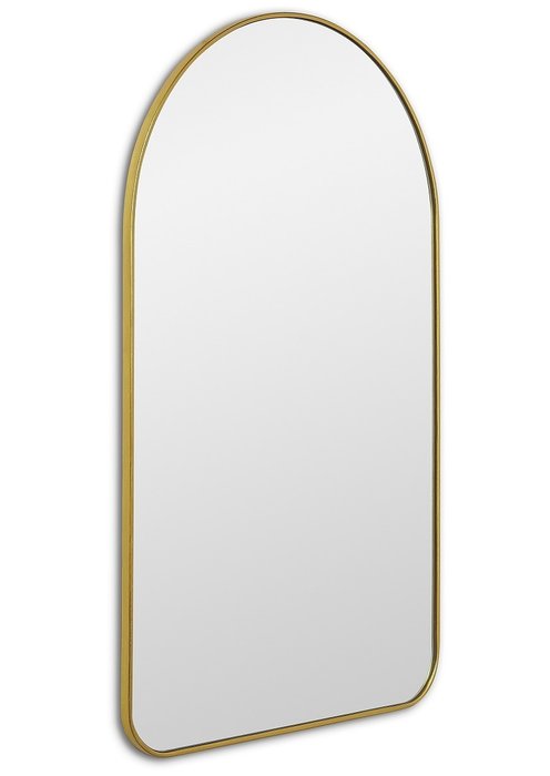 Настенное зеркало Arch M в раме золотого цвета - купить Настенные зеркала по цене 15500.0