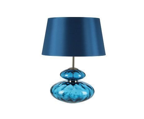   Настольная лампа Crisbase с синим абажуром