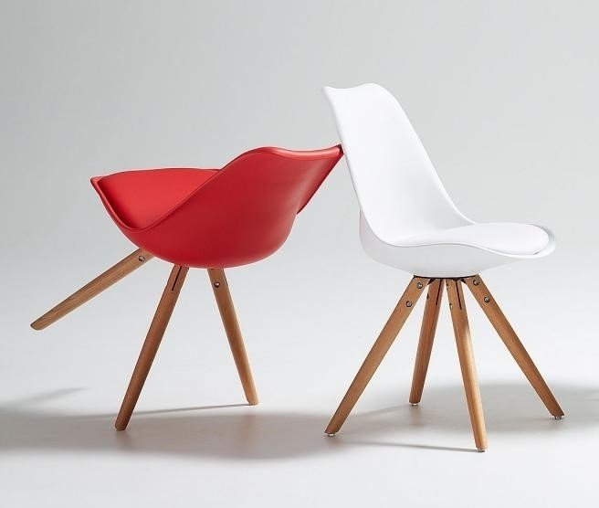 Стул Julia Grup LARS красного цвета - купить Обеденные стулья по цене 13990.0
