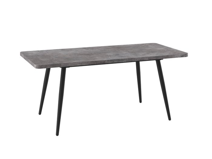 Раздвижной обеденный стол Вояж серо-черного цвета - купить Обеденные столы по цене 20490.0