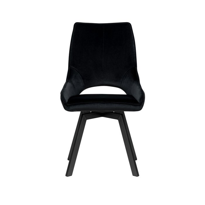 Стул вращающийся Галвес черного цвета - купить Обеденные стулья по цене 9710.0