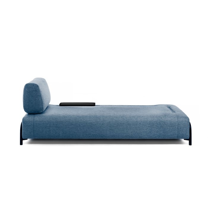 Прямой диван Blue Compo с одним подлокотником-подушкой - лучшие Прямые диваны в INMYROOM